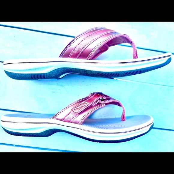 Cloudsteppers by Clarks Shoes - CLARKS BRINKLY JAZZ CLOUD-STEPPERS FLIP FLOP SIZE 8 NIB
